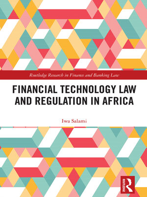 cover image of Financial Technology Law and Regulation in Africa